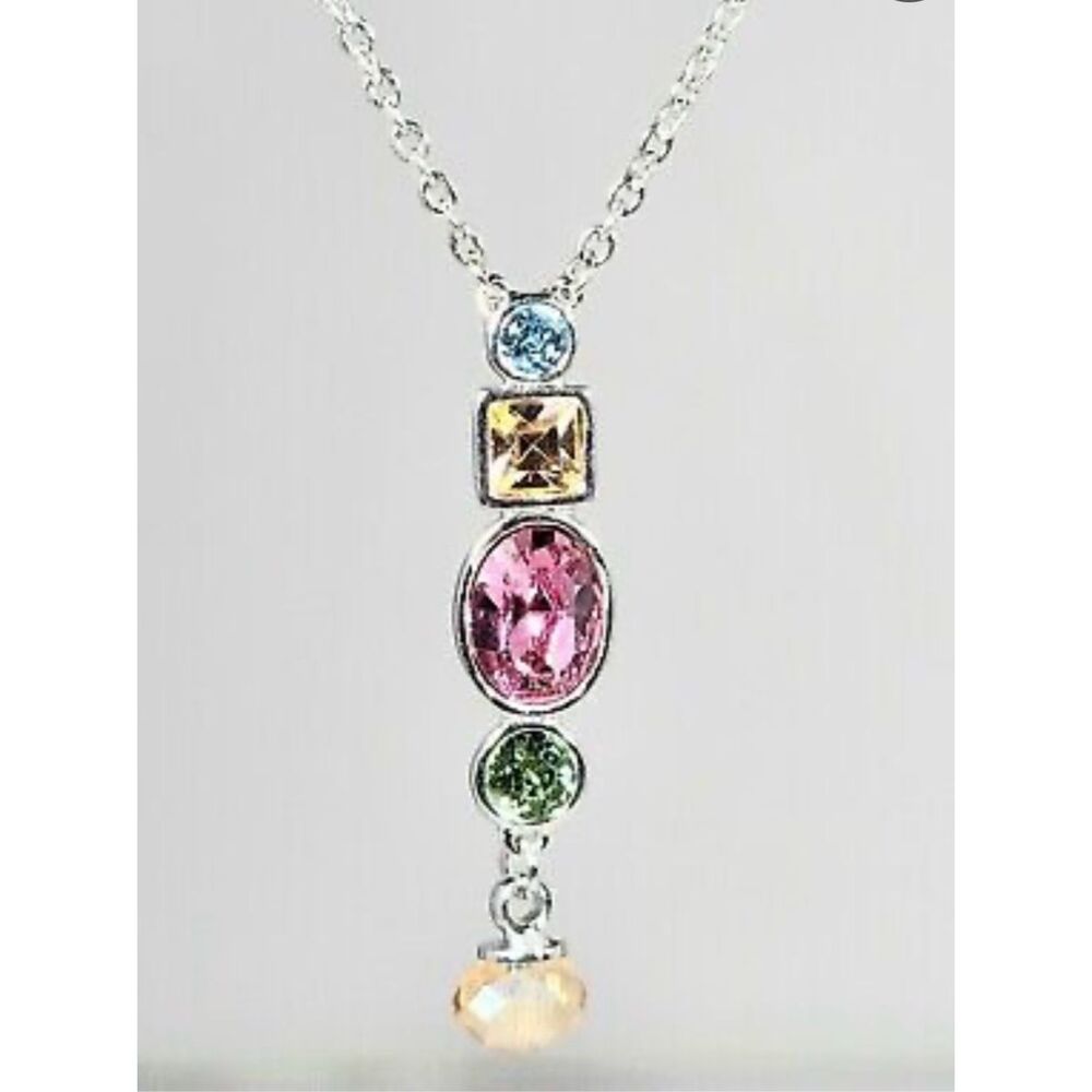 Swarovski Crystal Dewdrops Pendant Necklace